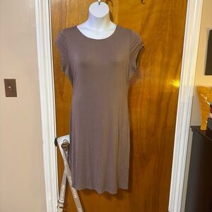 Elegant Brown Midi Dress